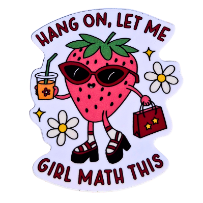 GIRL MATH STICKER
