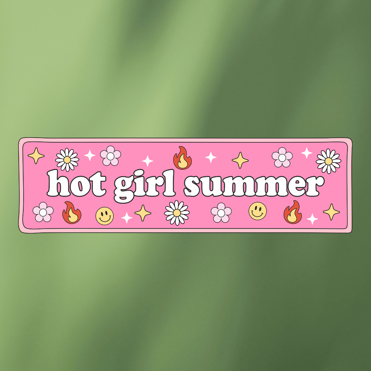 HOT GIRL SUMMER BUMPER STICKER