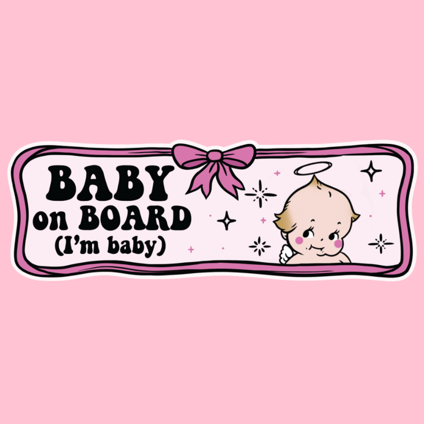 BABY BUMPER STICKER
