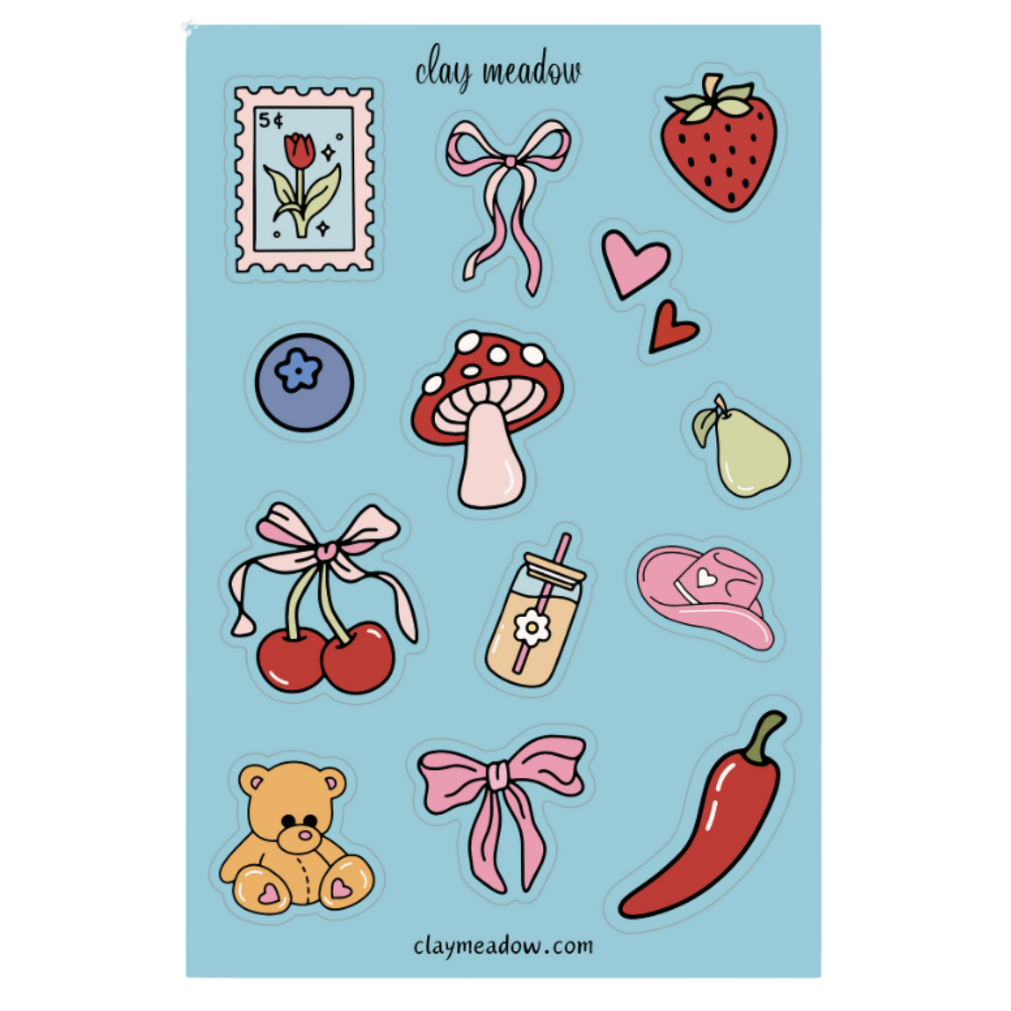 WESTERN COQUETTE STICKER SHEET