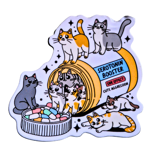 SEROTONIN CATS STICKER
