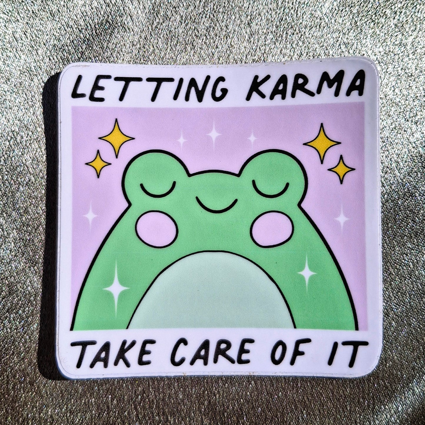 KARMA FROG STICKER