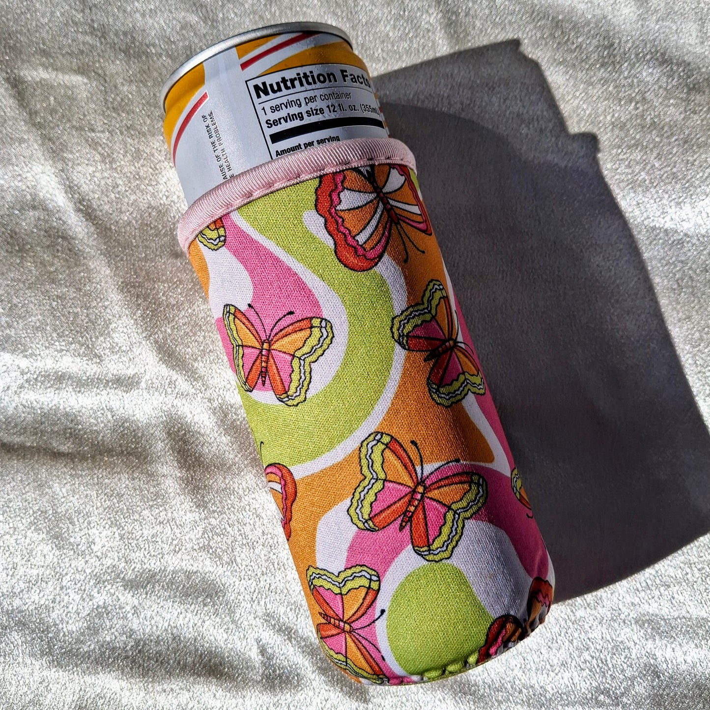 GREEN BUTTERFLIES SLIM CAN SLEEVE