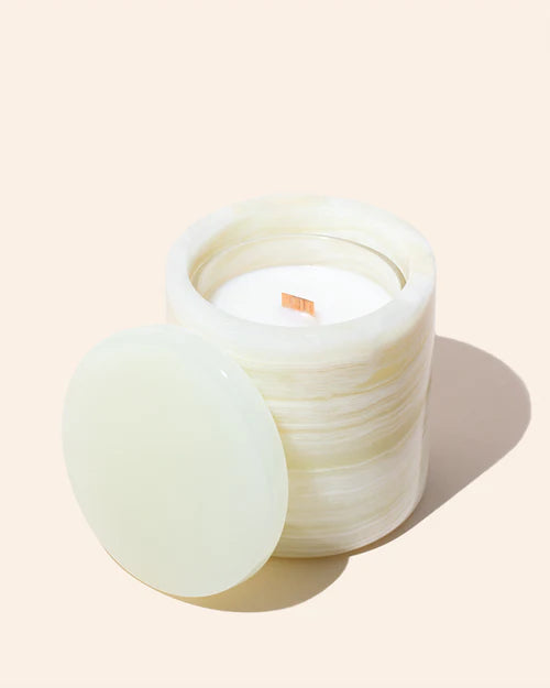 ONYX STONE CANDLE | REFILLABLE | 8 OZ