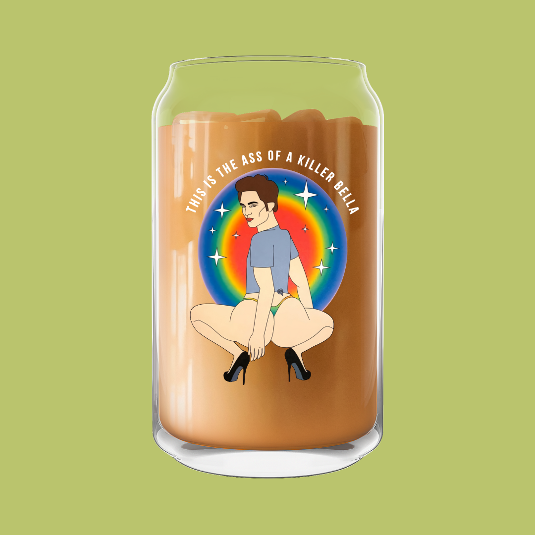 EDWARDS ASS GLASS CUP