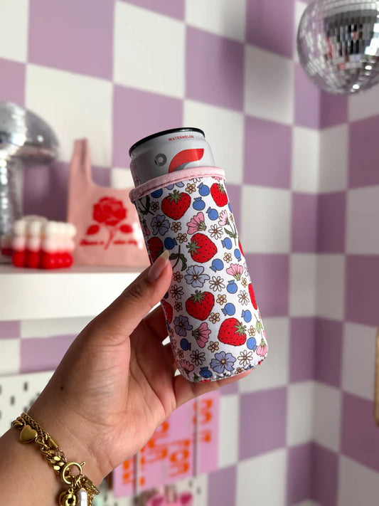 STRAWBERRY & BLUEBERRIES SLIM CAN SLEEVE