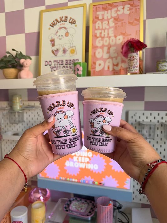 WAKE UP & DO YOUR BEST CUP SLEEVE8