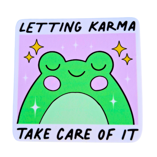 KARMA FROG STICKER
