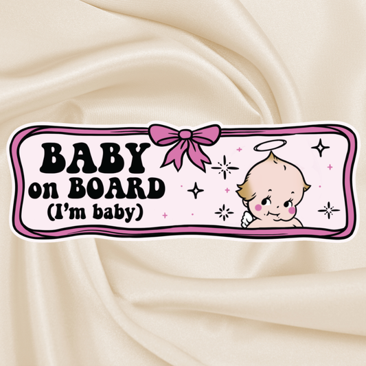 BABY BUMPER STICKER