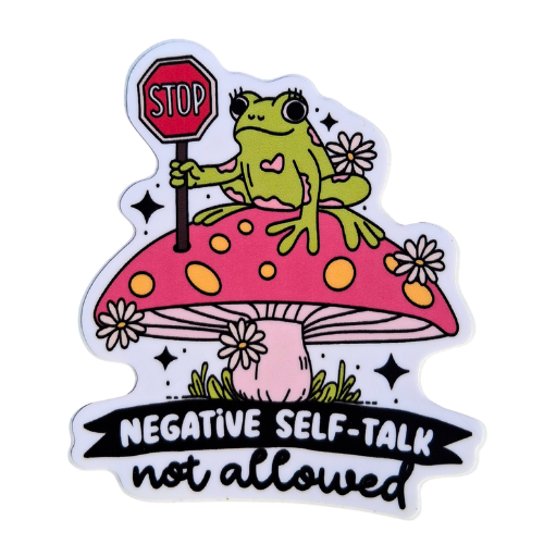 STOP FROG STICKER