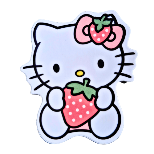 HELLO KITTY STRAWBERRY STICKER