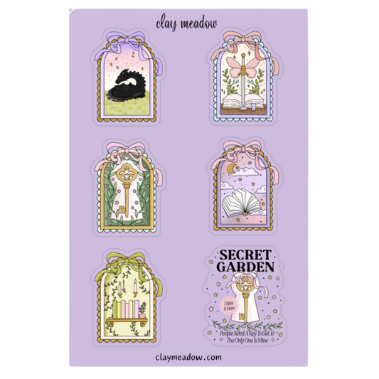 FANTASY BOOKISH STICKER SHEET