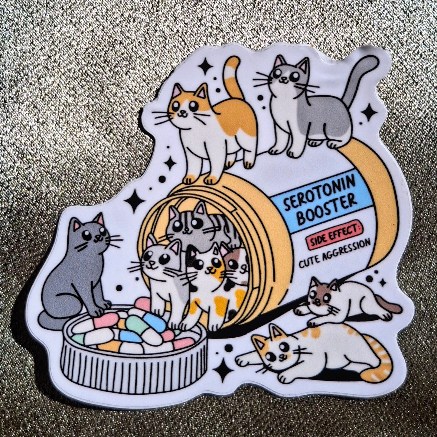 SEROTONIN CATS STICKER