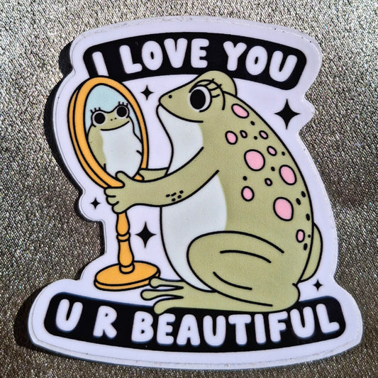 BEAUTIFUL FROG STICKER